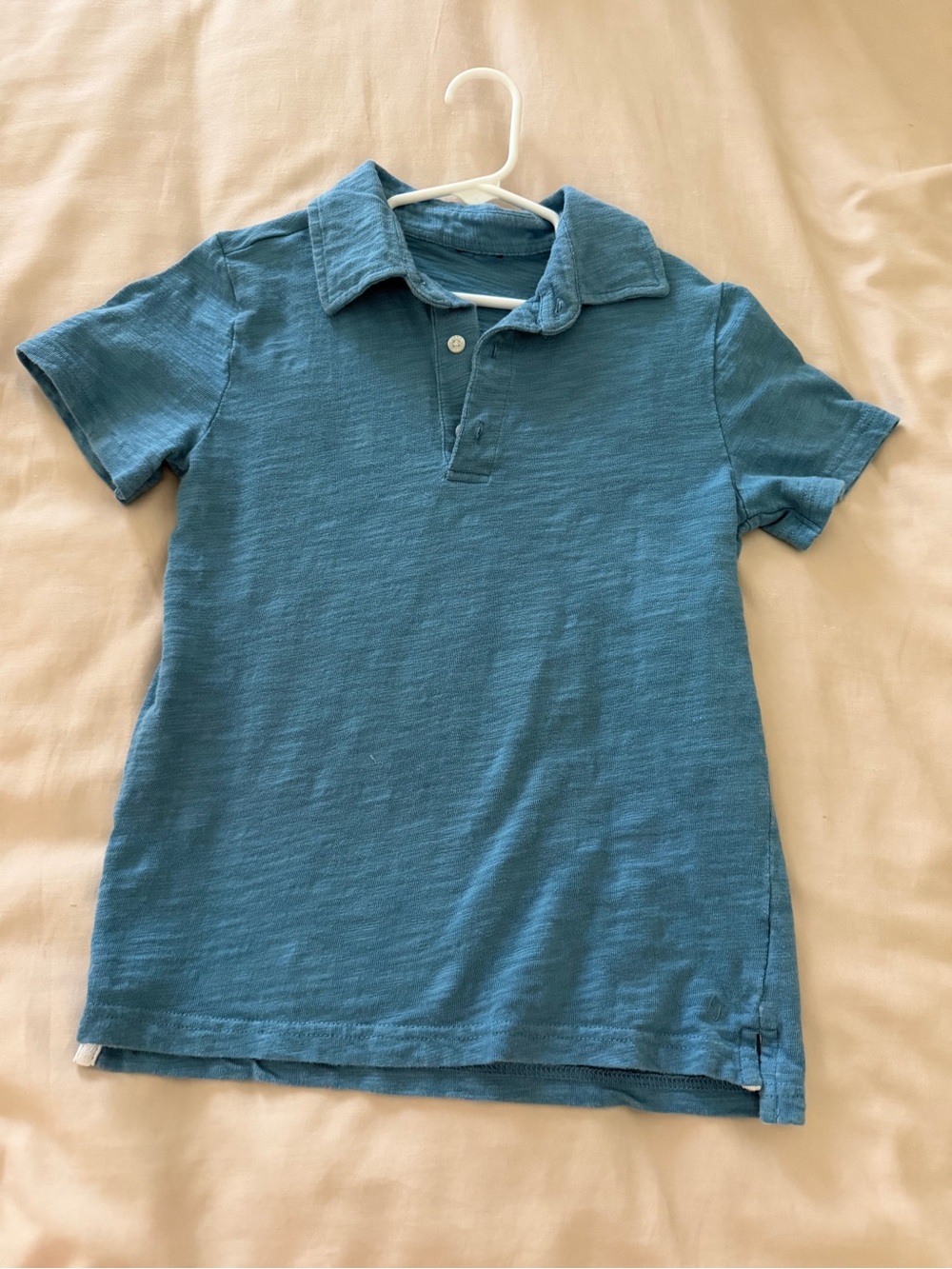 Janie and Jack Blue Polo Shirt boys size 7